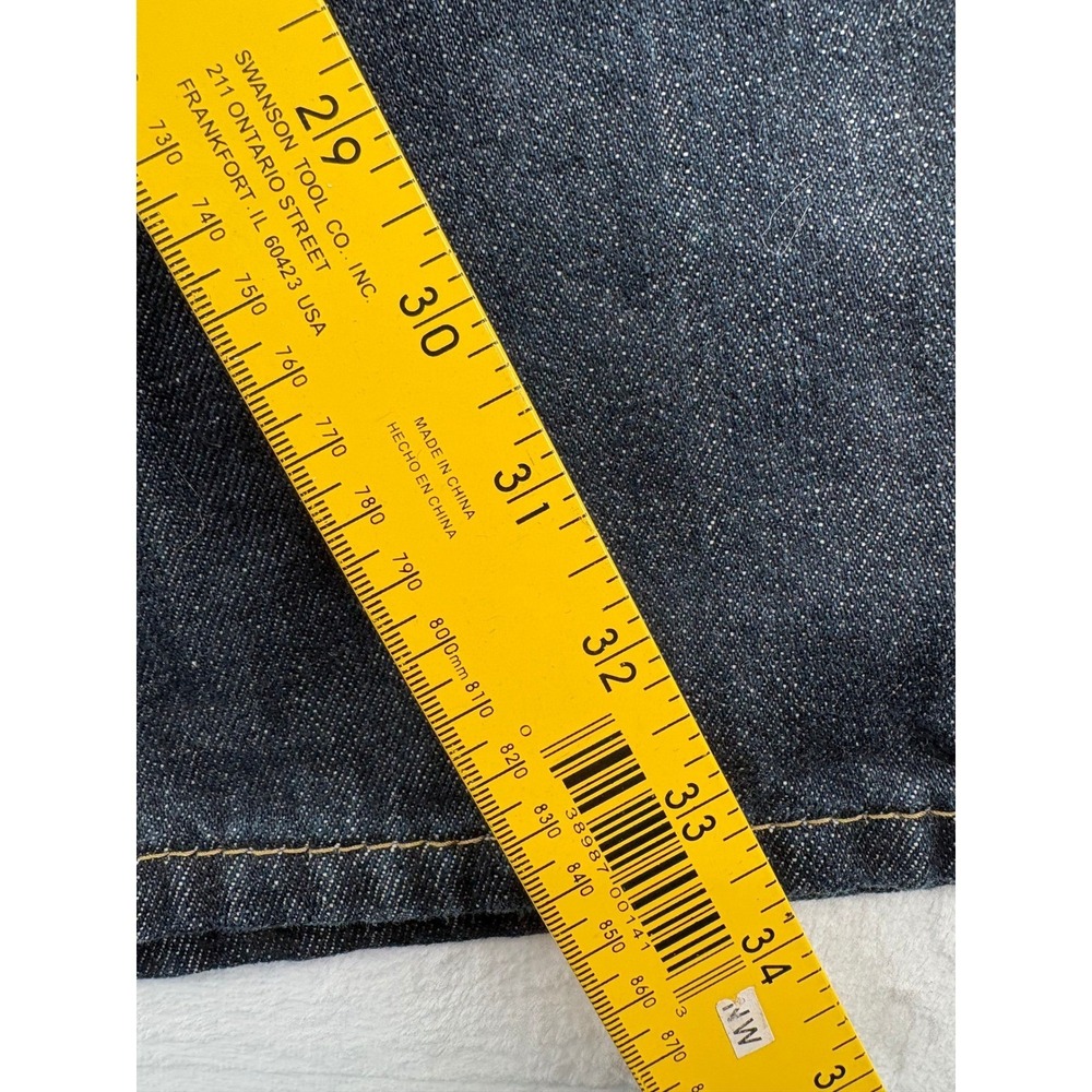 Levi's 559 Jeans Mens 36x34 Relaxed Straight Dark Wash Blue Denim AE141 - Picture 4 of 9